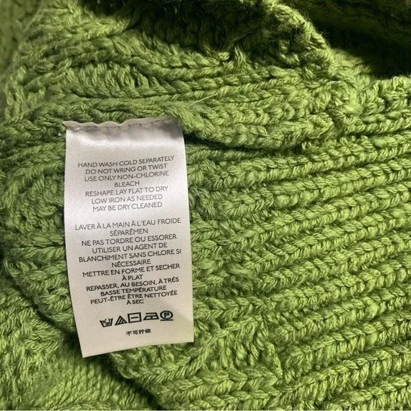 FREE PEOPLE MONTANA CABLE CARDIGAN SIZE XS IN AGED PINE NWOT - Picture 11 of 11